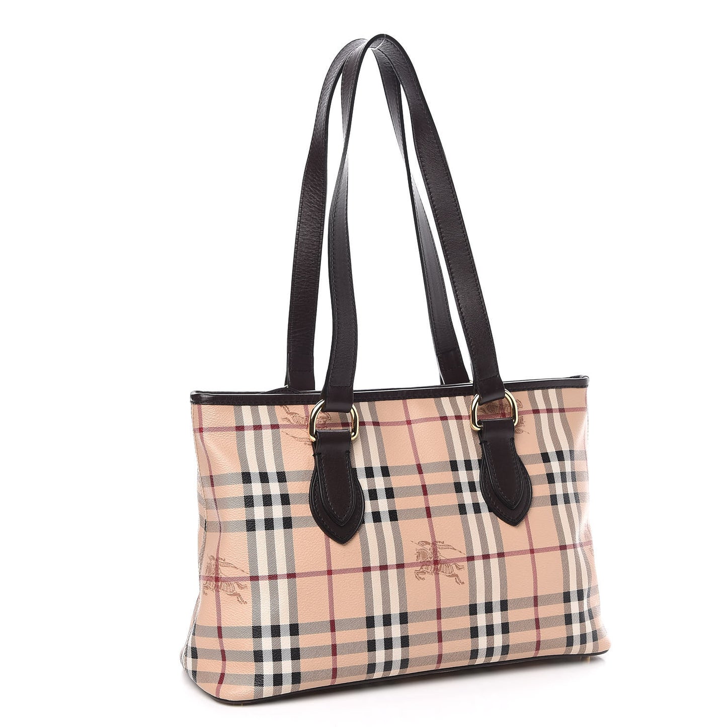 Haymarket Check Medium Regent Tote Chocolate