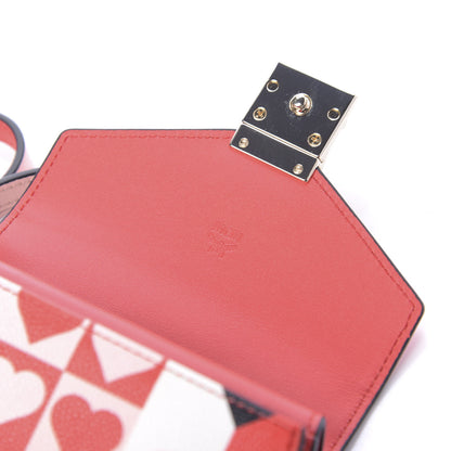 MCM Calfskin Cubic Valentine Crossbody Wallet Multicolor 8 of 12