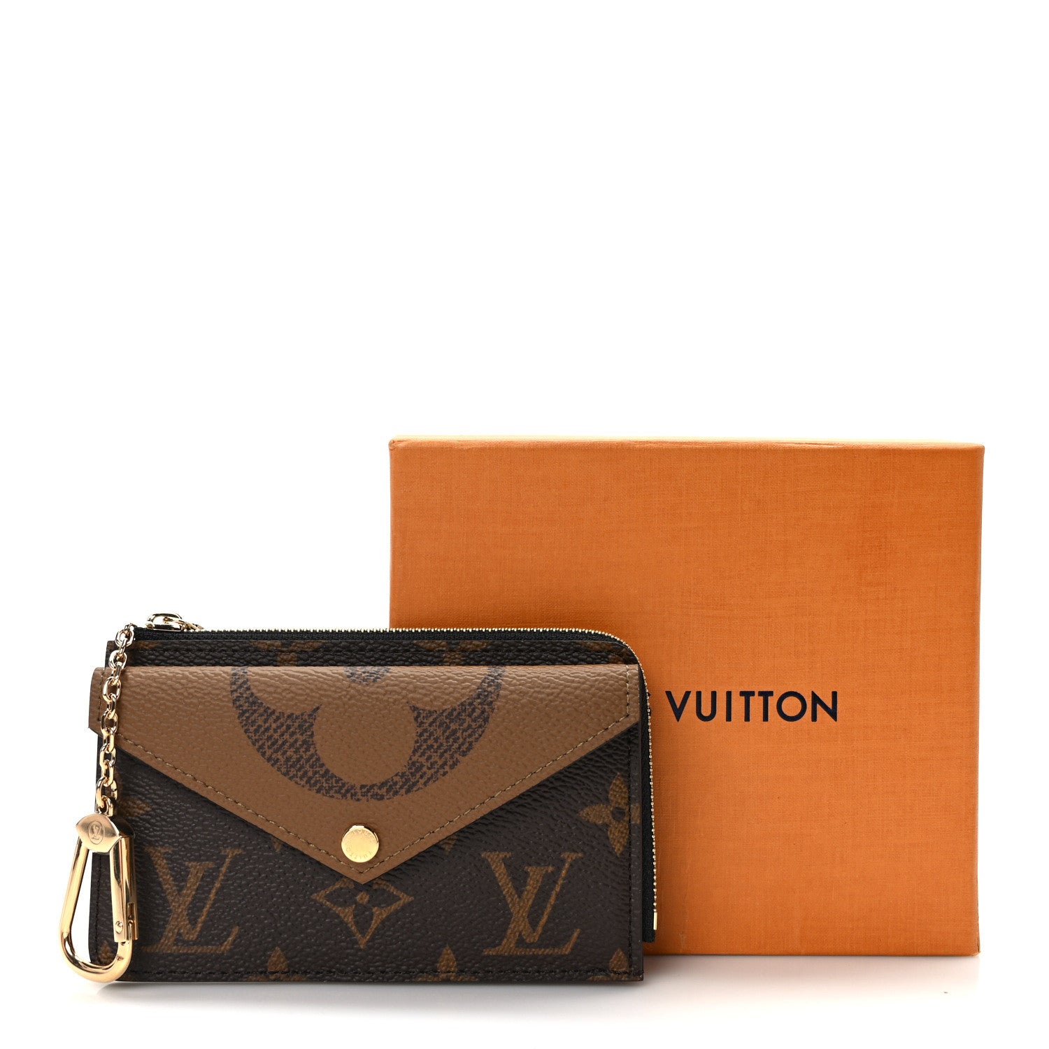 Louis Vuitton Reverse Monogram Recto Verso Card Holder Brown 9 of 9