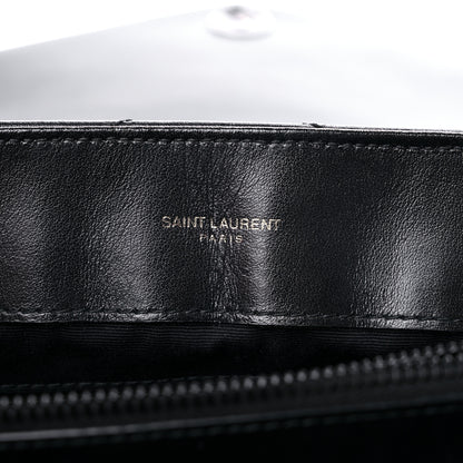 Saint Laurent Calfskin Y Quilted Monogram Medium Loulou Chain Satchel Black 6 of 15