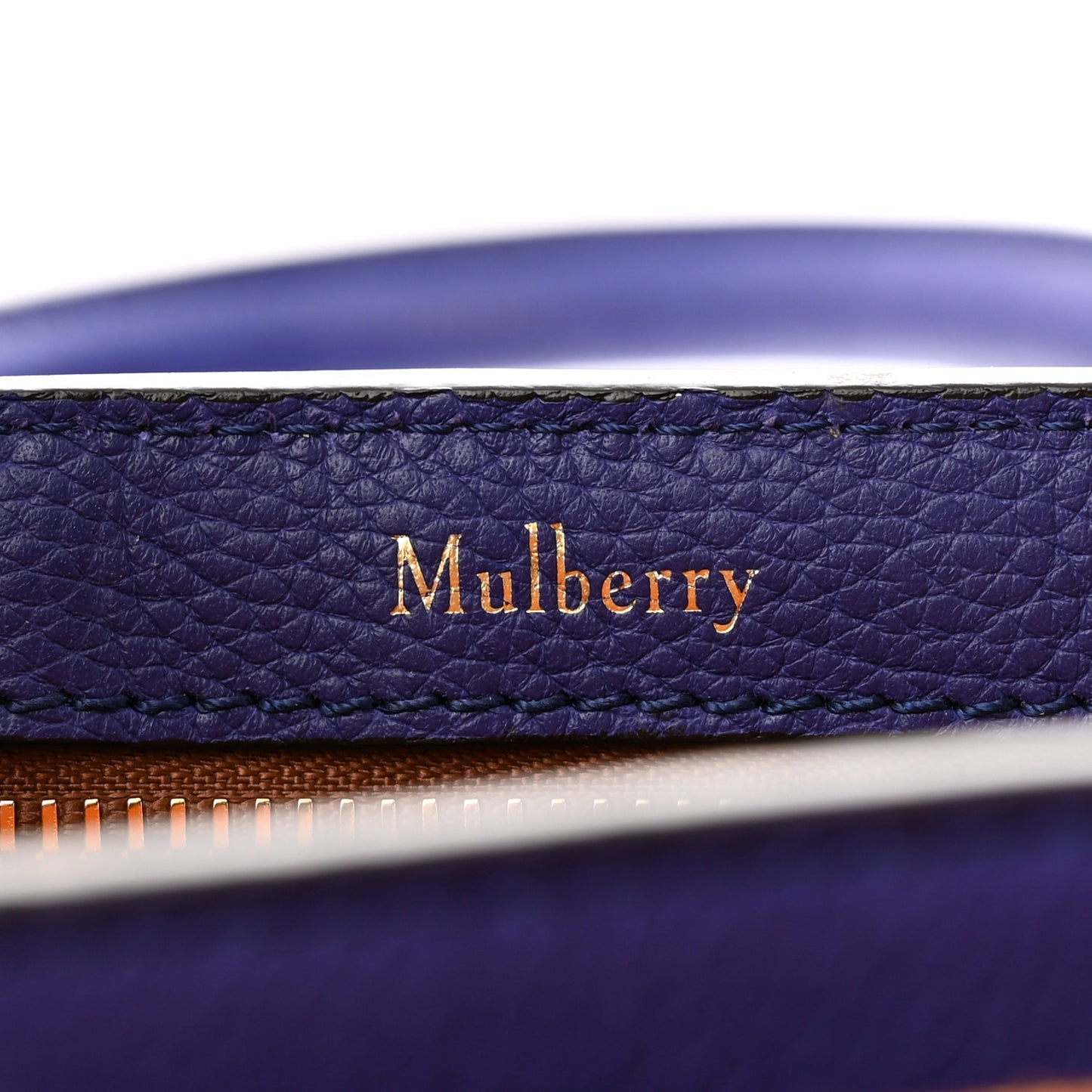 Natural Grain Calfskin New Bayswater Indigo
