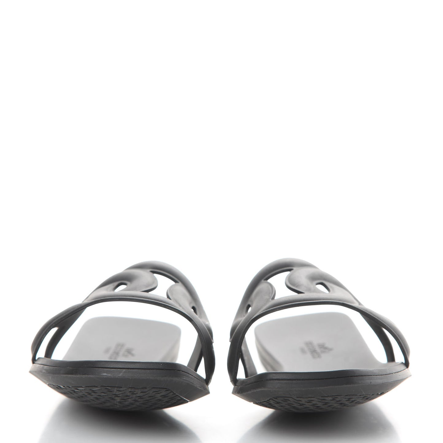 Rubber Aloha Sandals 39 Black