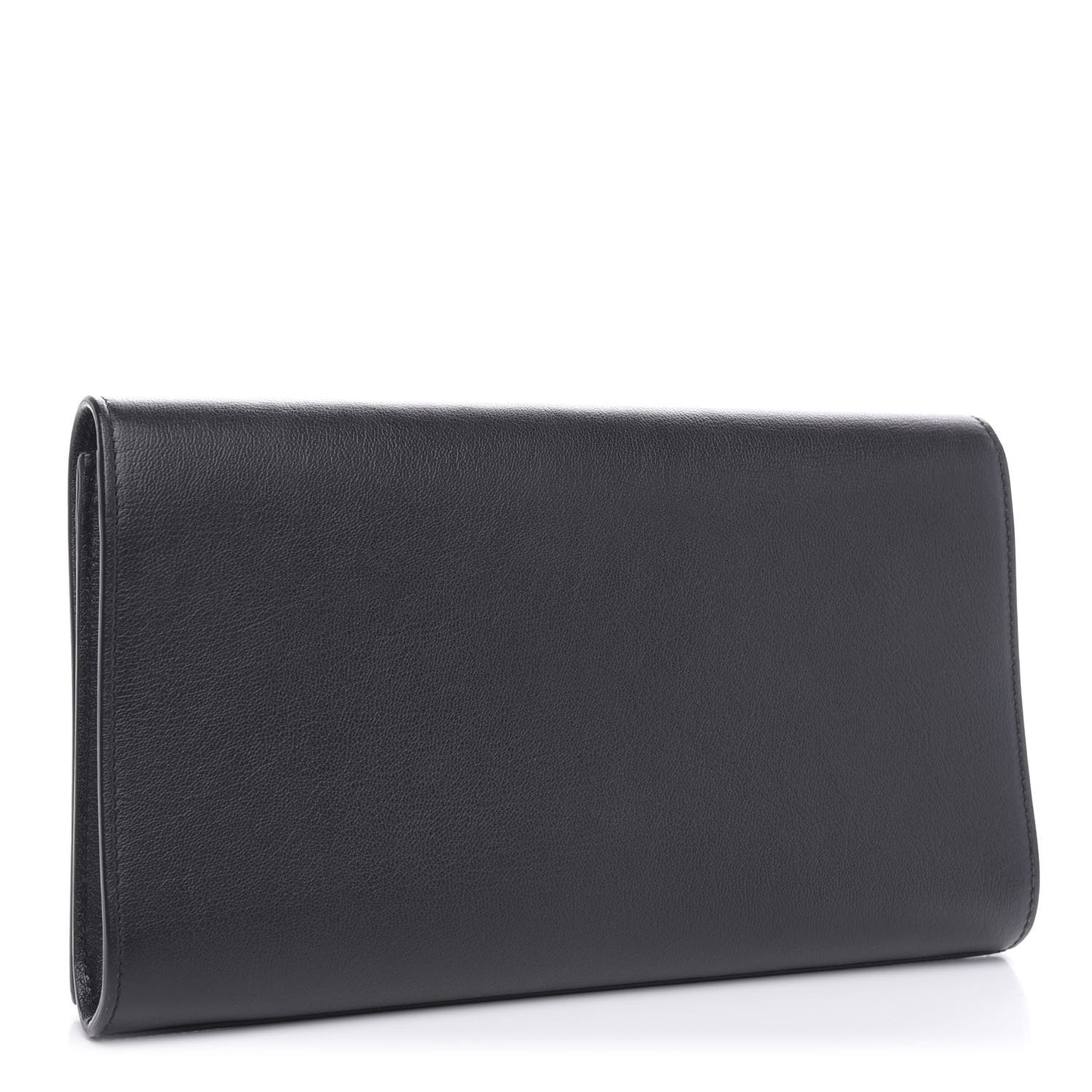 Calfskin Monogram Large Belle De Jour Clutch Black