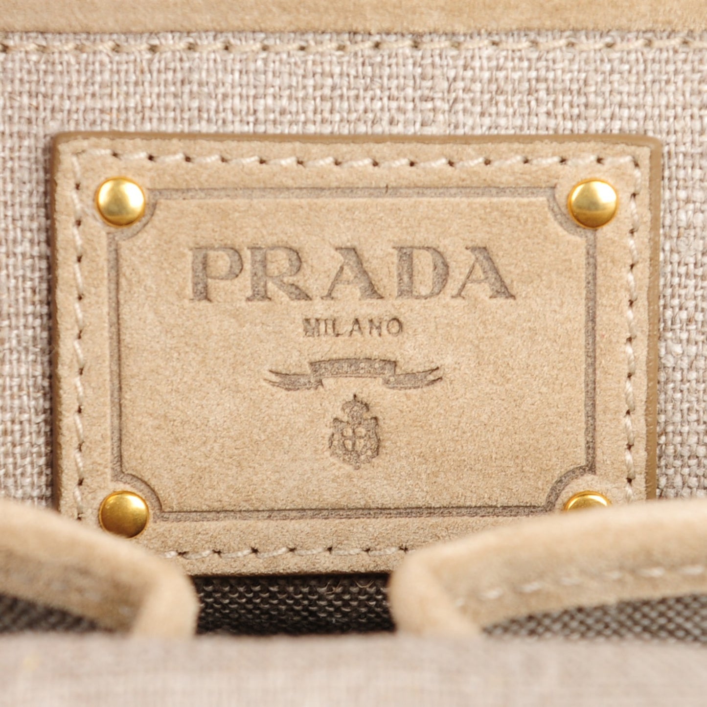 Canvas Silk Woven Rete Clutch Naturale
