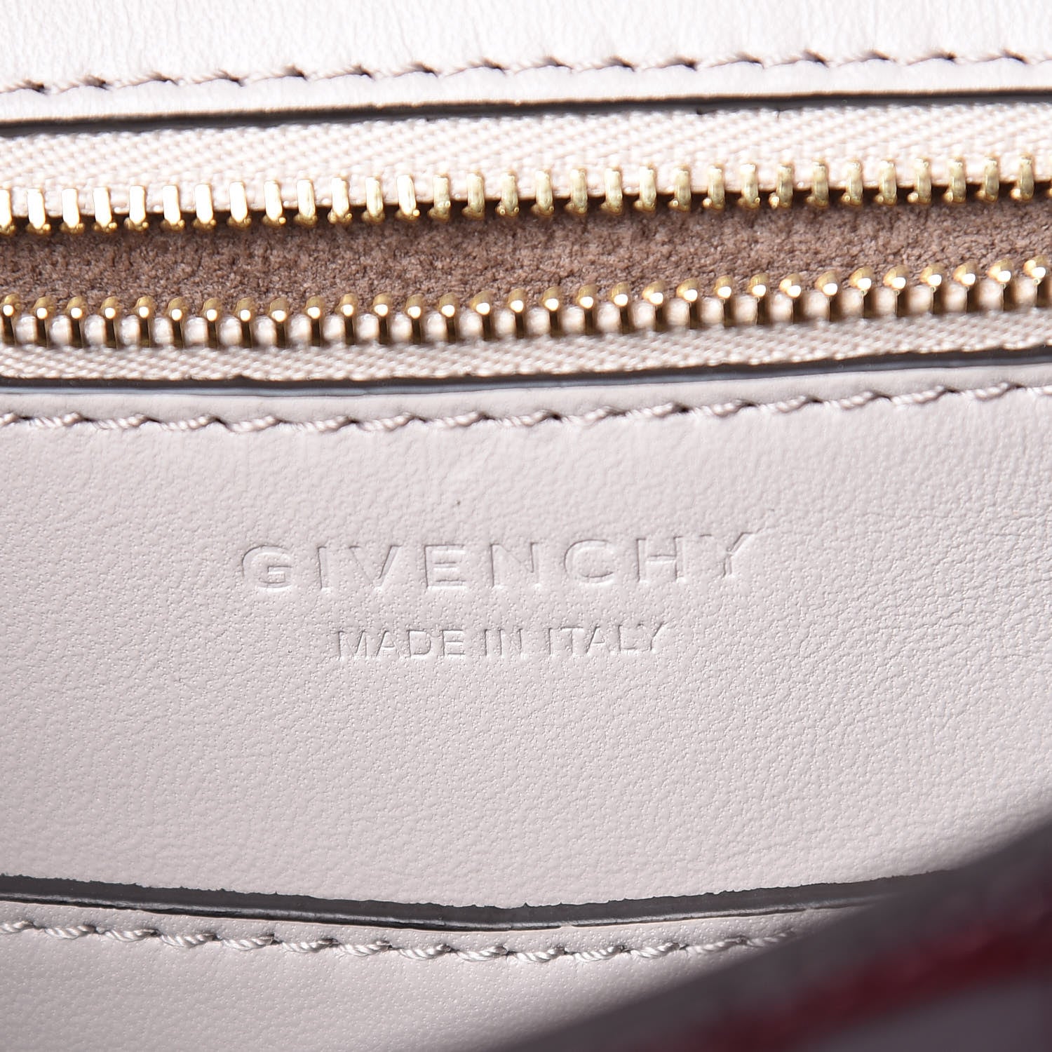 Givenchy Calfskin Crocodile Embossed Small Mystic Shoulder Bag Eggplant 8 of 10