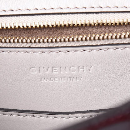 Givenchy Calfskin Crocodile Embossed Small Mystic Shoulder Bag Eggplant 8 of 10