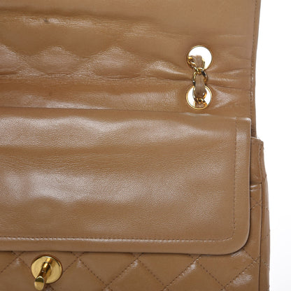 Chanel Lambskin Quilted Medium Single Flap Beige 10 of 22