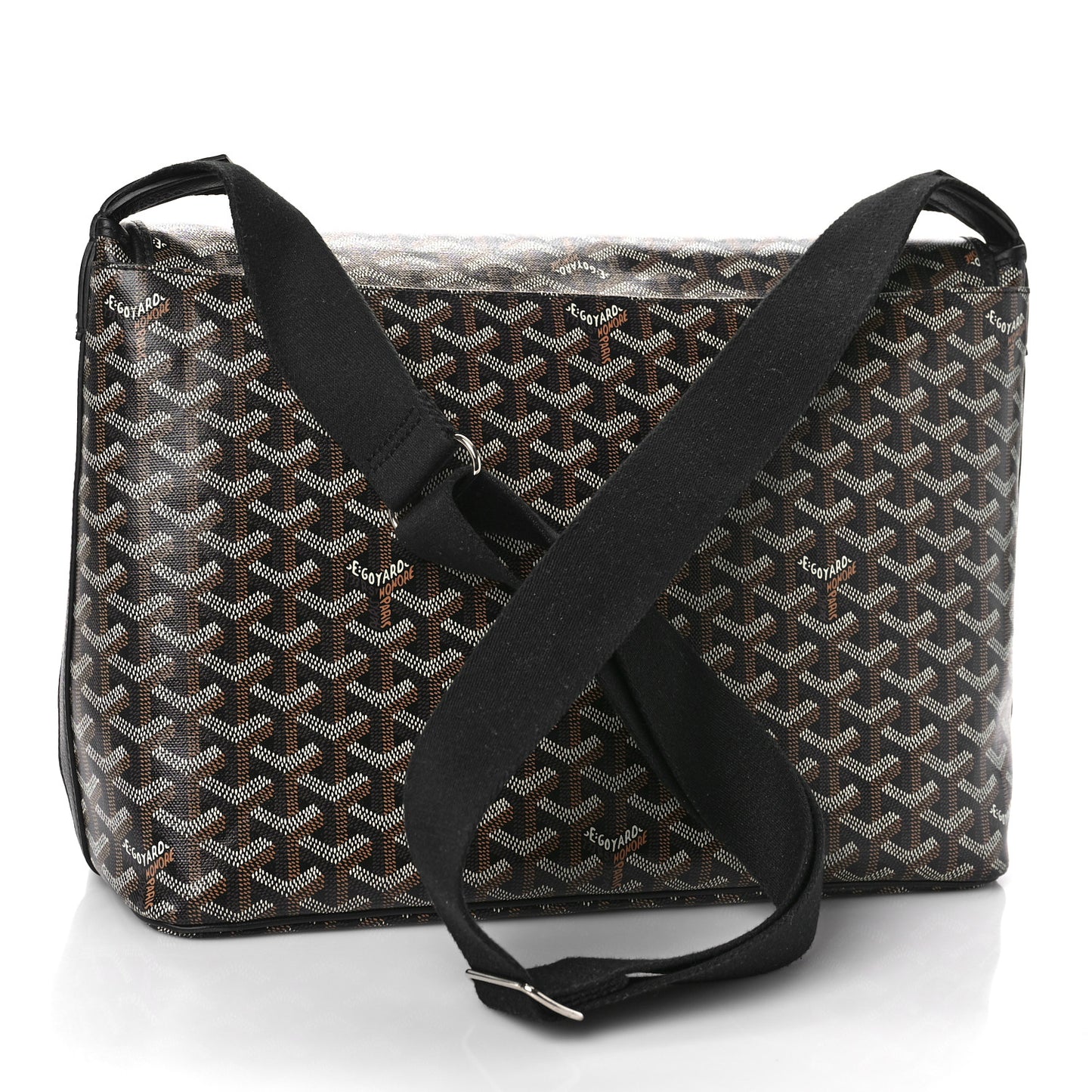 Goyardine Capetien Messenger Bag Black