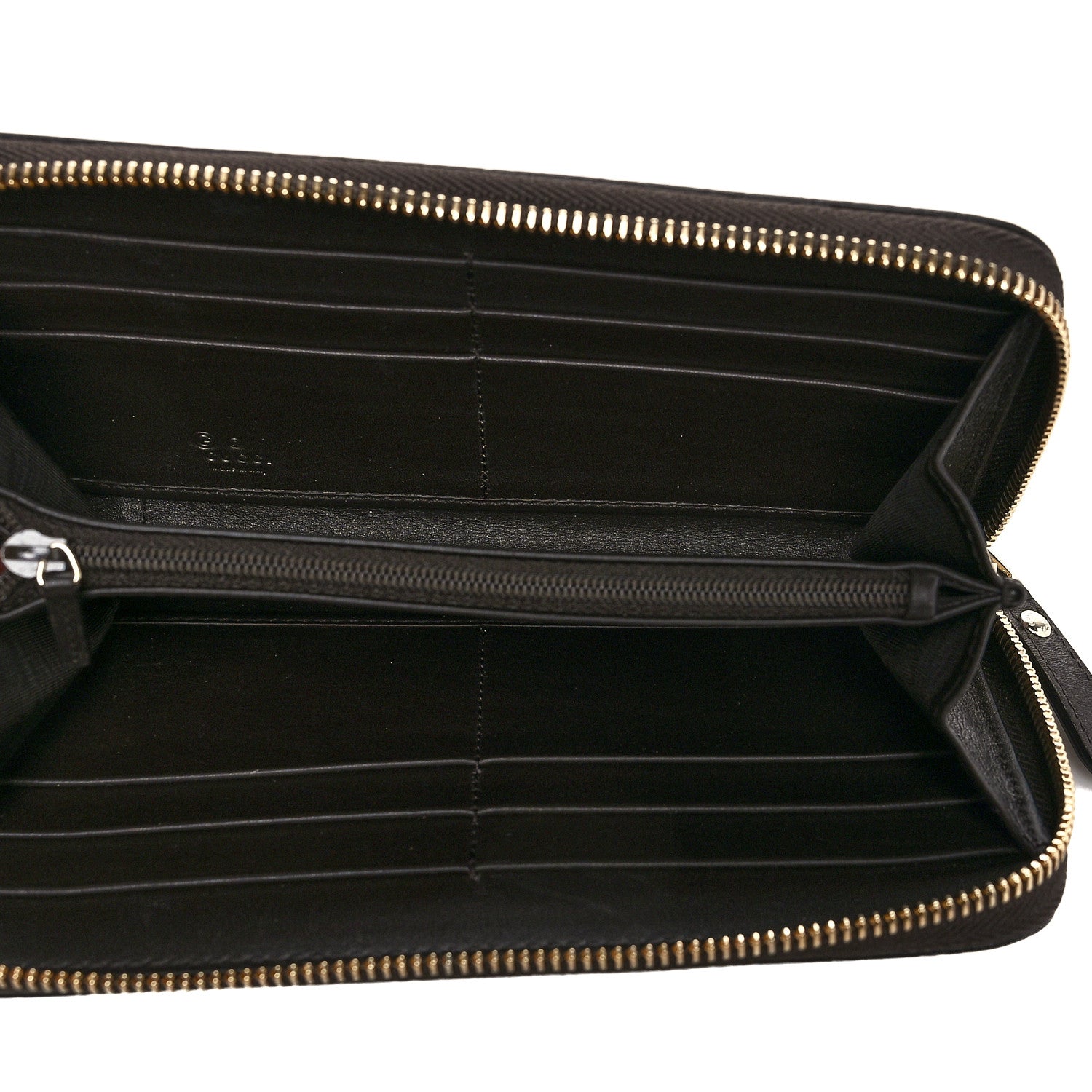 Gucci Microguccissima Large Zip Around Organizer Wallet Brown 5 of 12