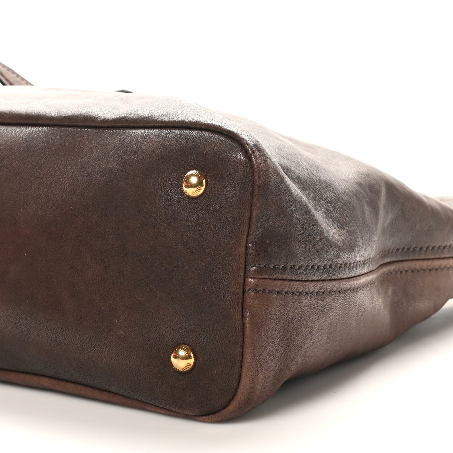 Miu Miu Nappa Medium Aventure Bag Radica 9 of 10