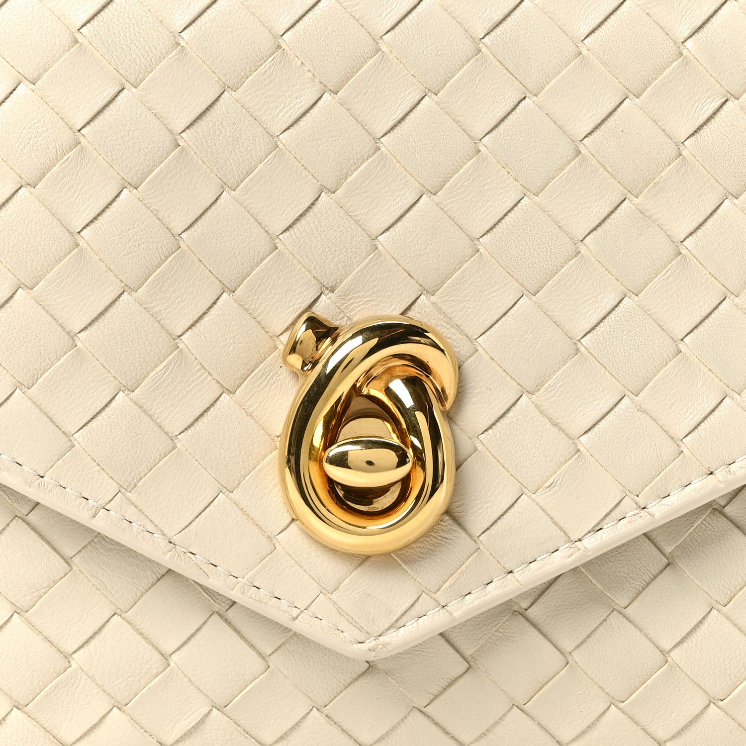 Bottega Veneta Nappa Intrecciato Knot Lock Top Handle Crossbody