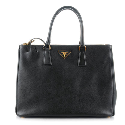 Prada Saffiano Large Galleria Double Zip Tote Black 1 of 9