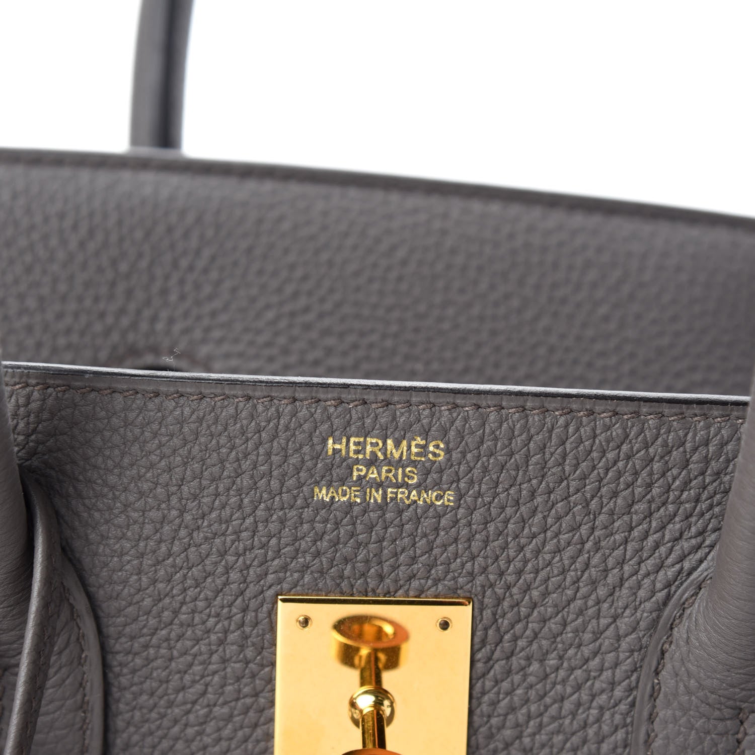 Hermes Togo Birkin 35 Etain 8 of 10