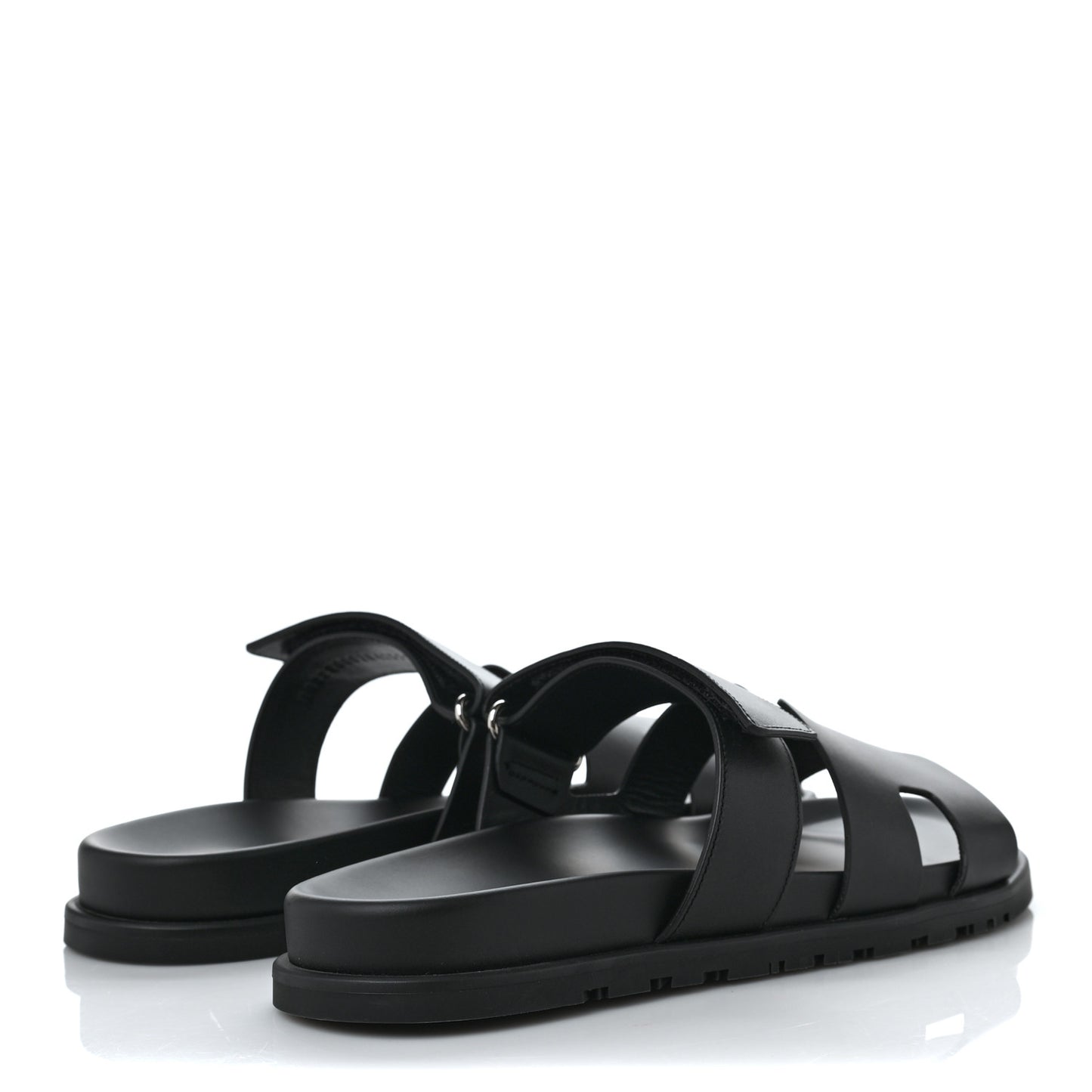 Calfskin Mens Chypre Sandals 42.5 Black