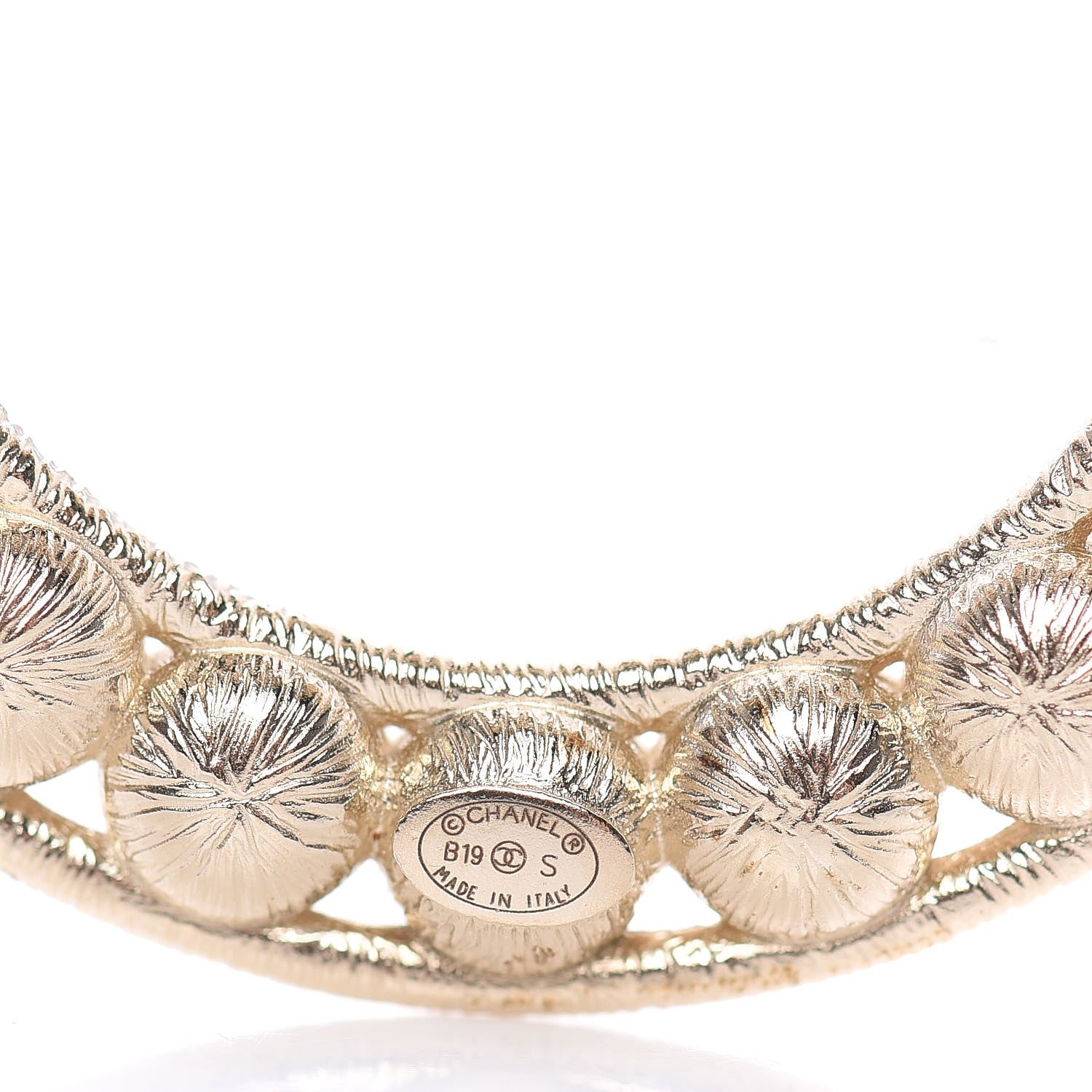 Chanel Crystal Cha-Nel Logo Brooch Set Gold 5 of 7