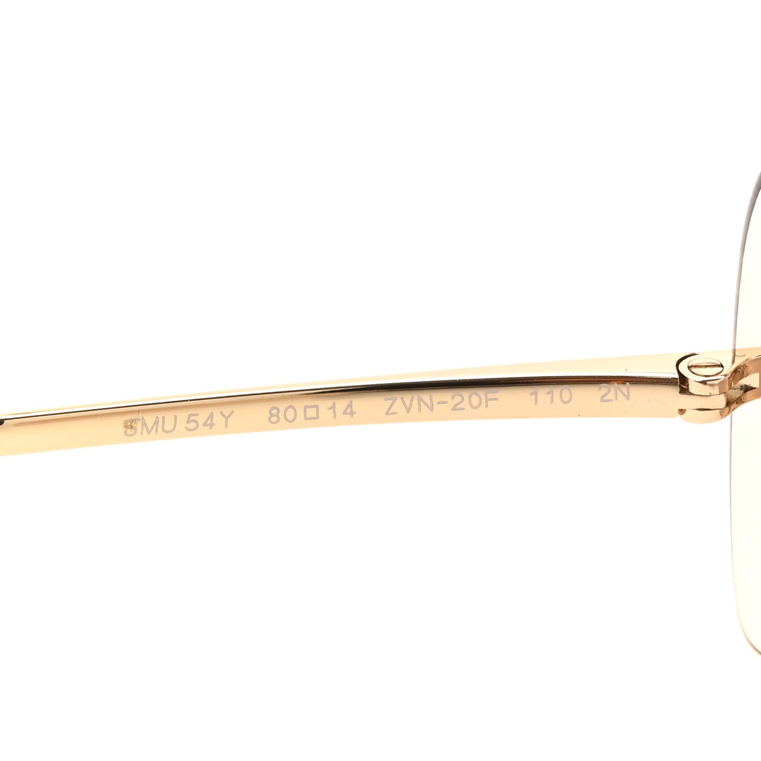 Miu Miu Metal Runway Sunglasses SMU54Y Gold 10 of 14