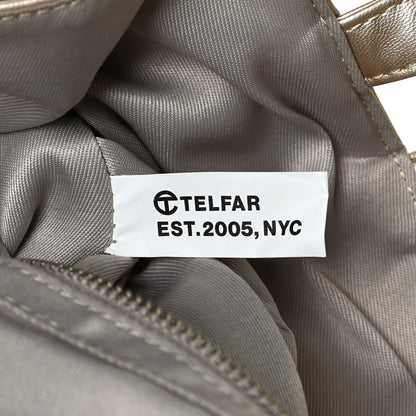 Telfar Metallic Vegan Leather Large Shopping Bag Gold 7 of 12