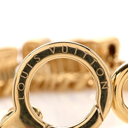 Louis Vuitton Metal Monogram Vuitton Belt Chain Gold Multicolor 4 of 6