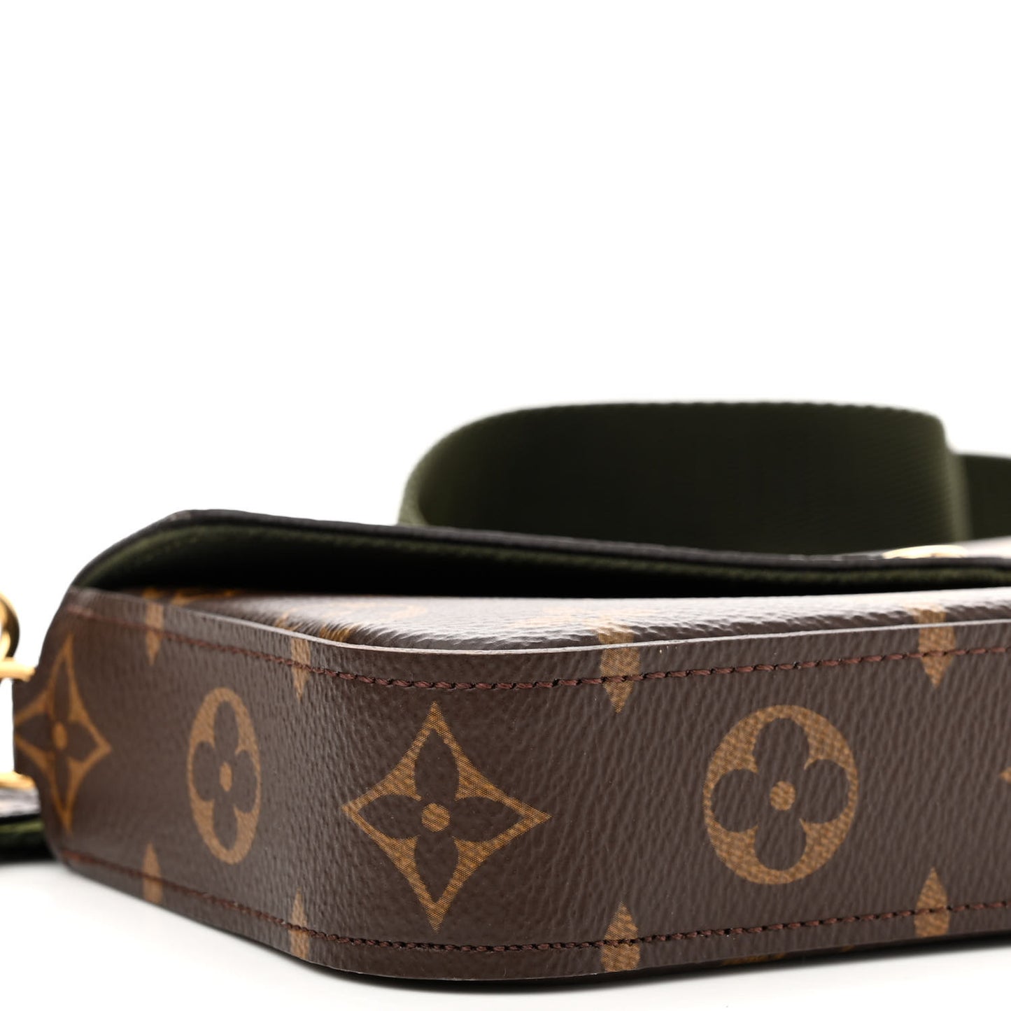 Monogram Felicie Strap & Go Kaki