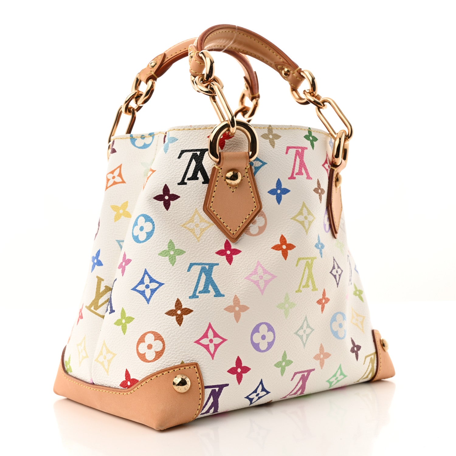 Louis Vuitton Monogram Multicolor Audra White 3 of 10
