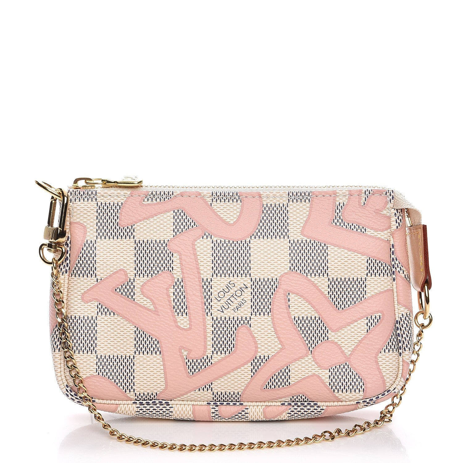 Louis Vuitton Damier Azur Tahitienne Mini Pochette Accessories 1 of 7