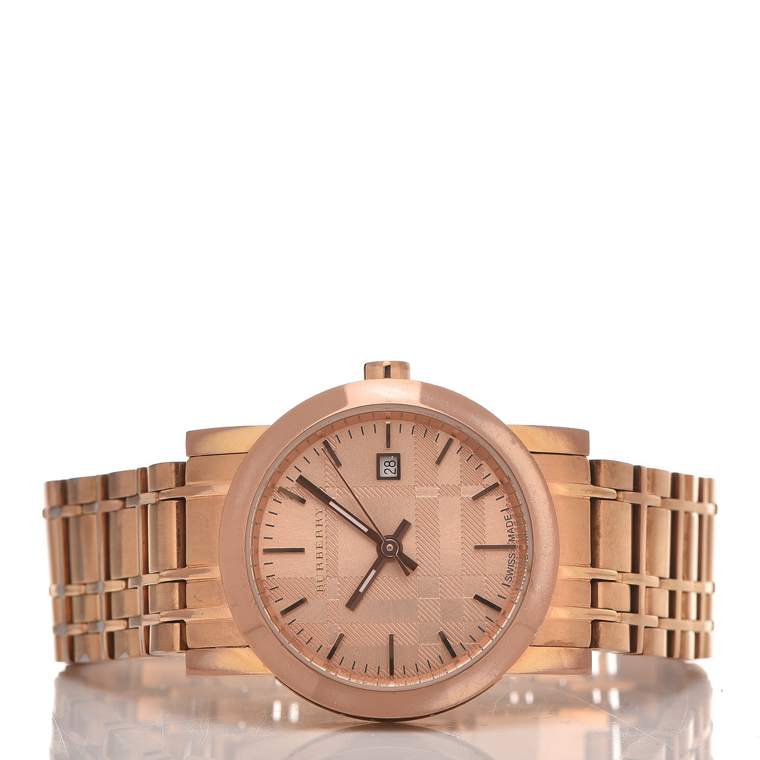 Burberry Stainless Steel 28mm Quartz Watch Rose BU1866 3 of 11