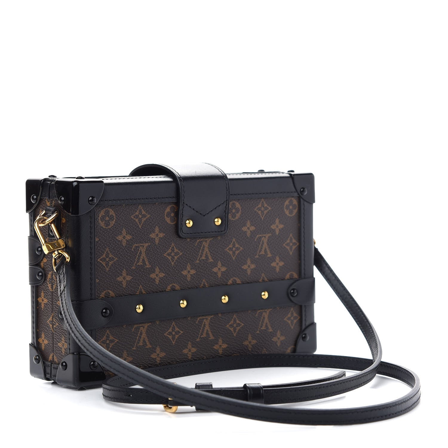 Louis Vuitton Monogram Petite Malle Black 3 of 8