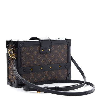 Louis Vuitton Monogram Petite Malle Black 3 of 8
