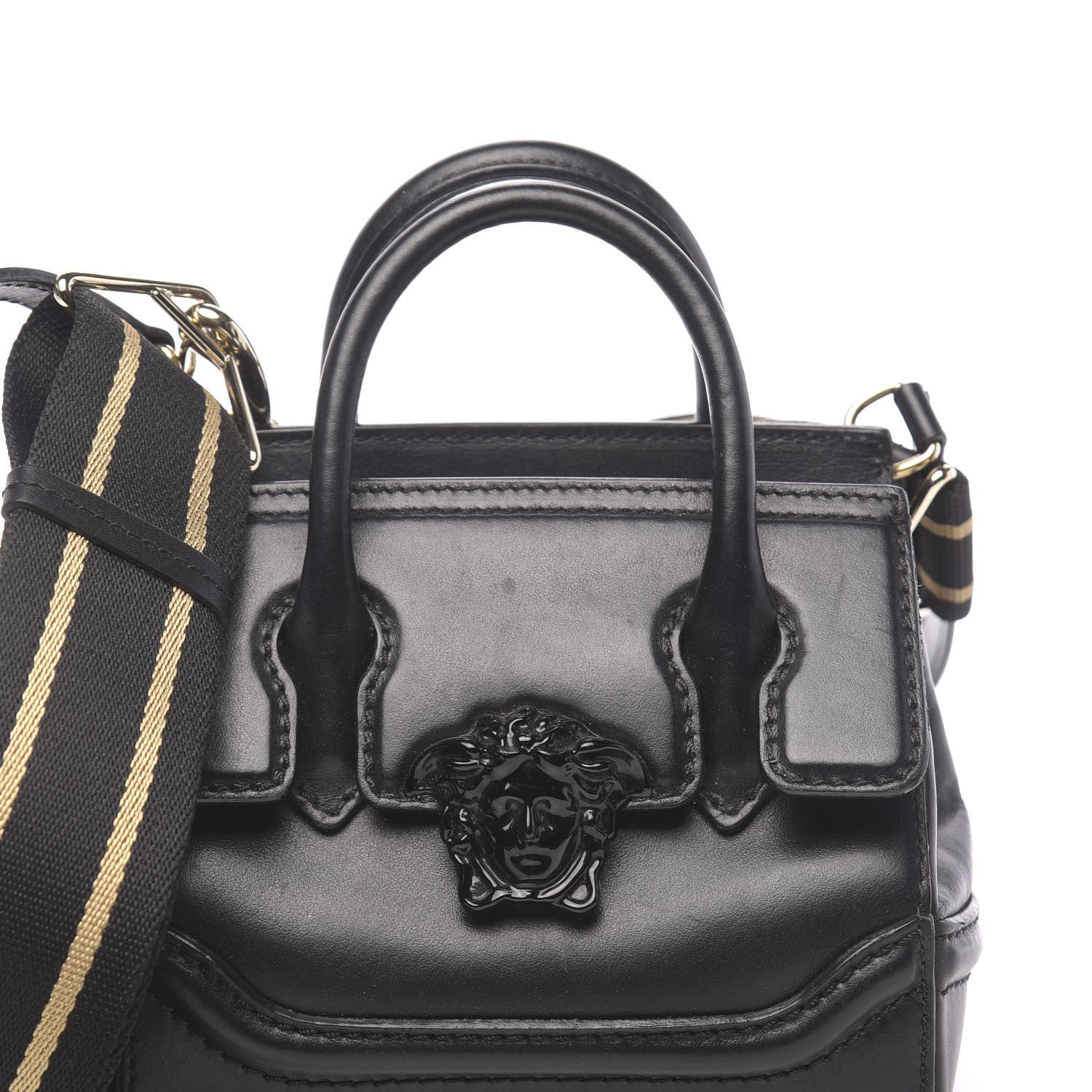 Versace Calfskin Small Palazzo Empire Bag Black 9 of 9