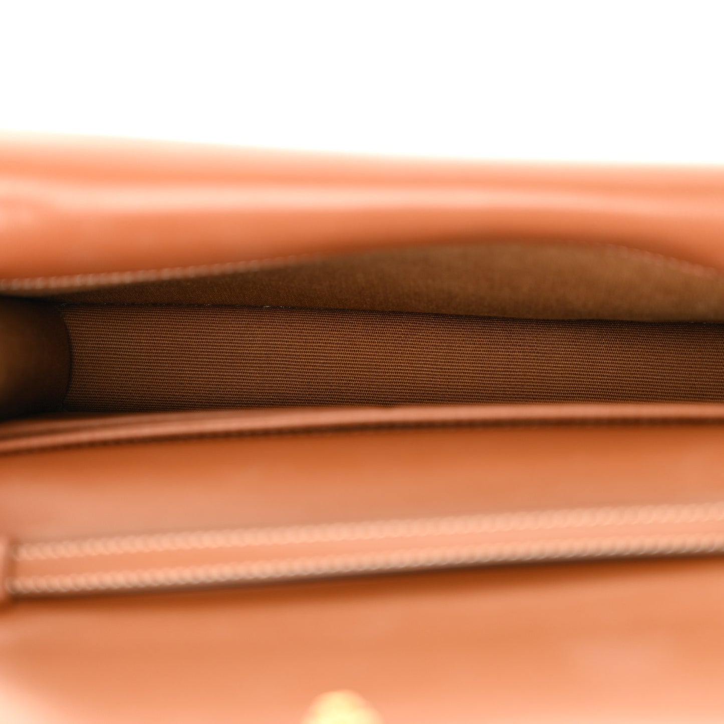 Triomphe Canvas Lambskin Wallet On Strap Tan