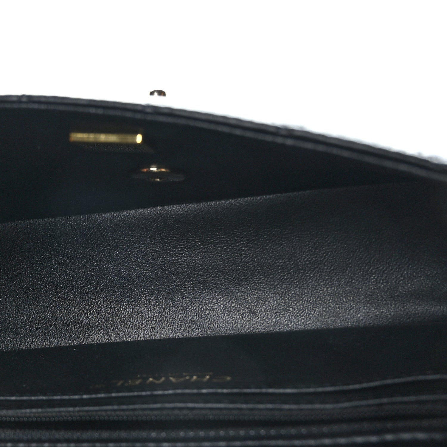 Chanel Lambskin Quilted Mini Rectangular Flap Black 5 of 10