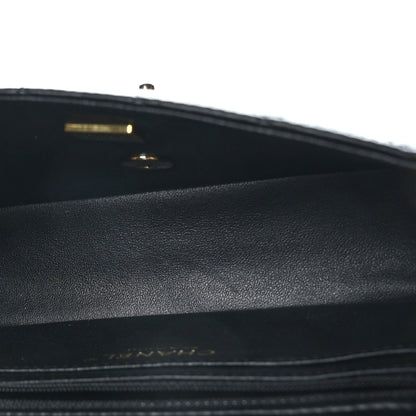 Chanel Lambskin Quilted Mini Rectangular Flap Black 5 of 10