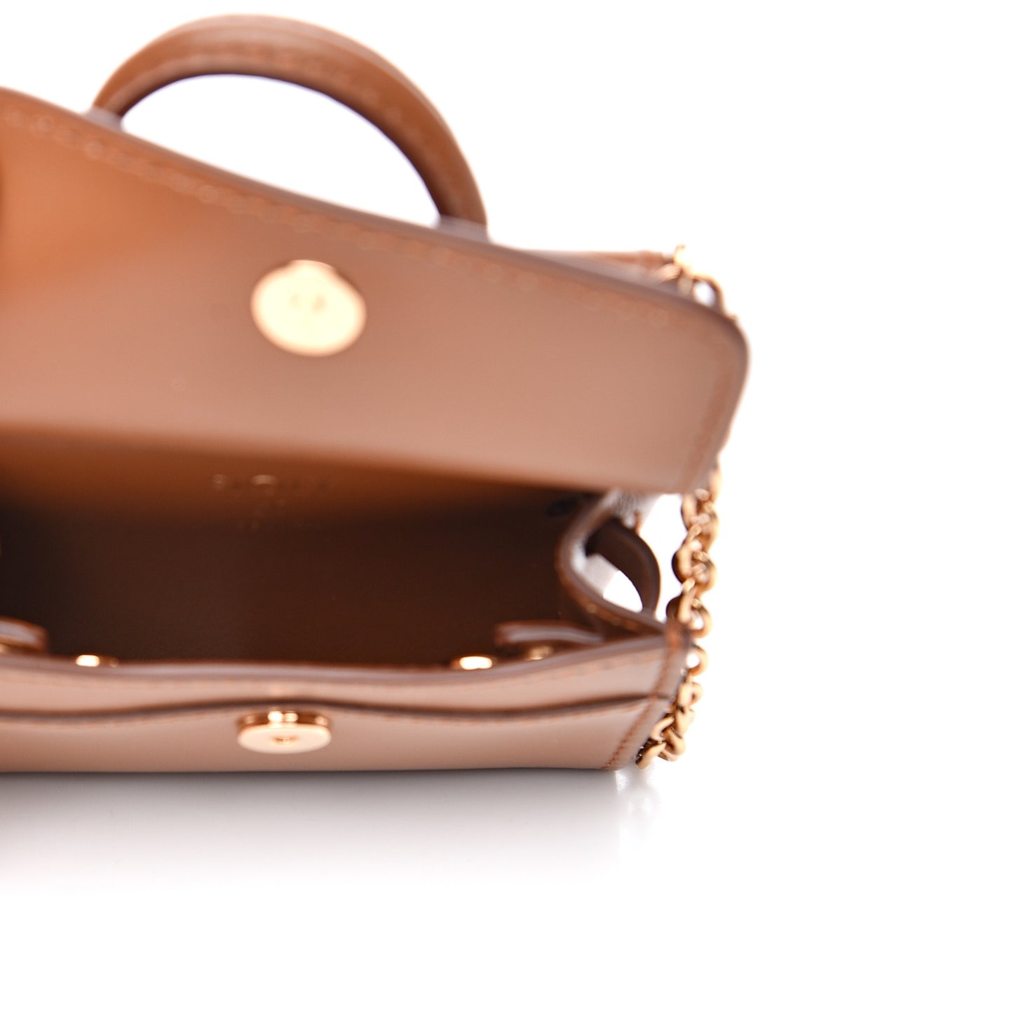 Calfskin Micro 58 Miss Sicily Satchel Brown