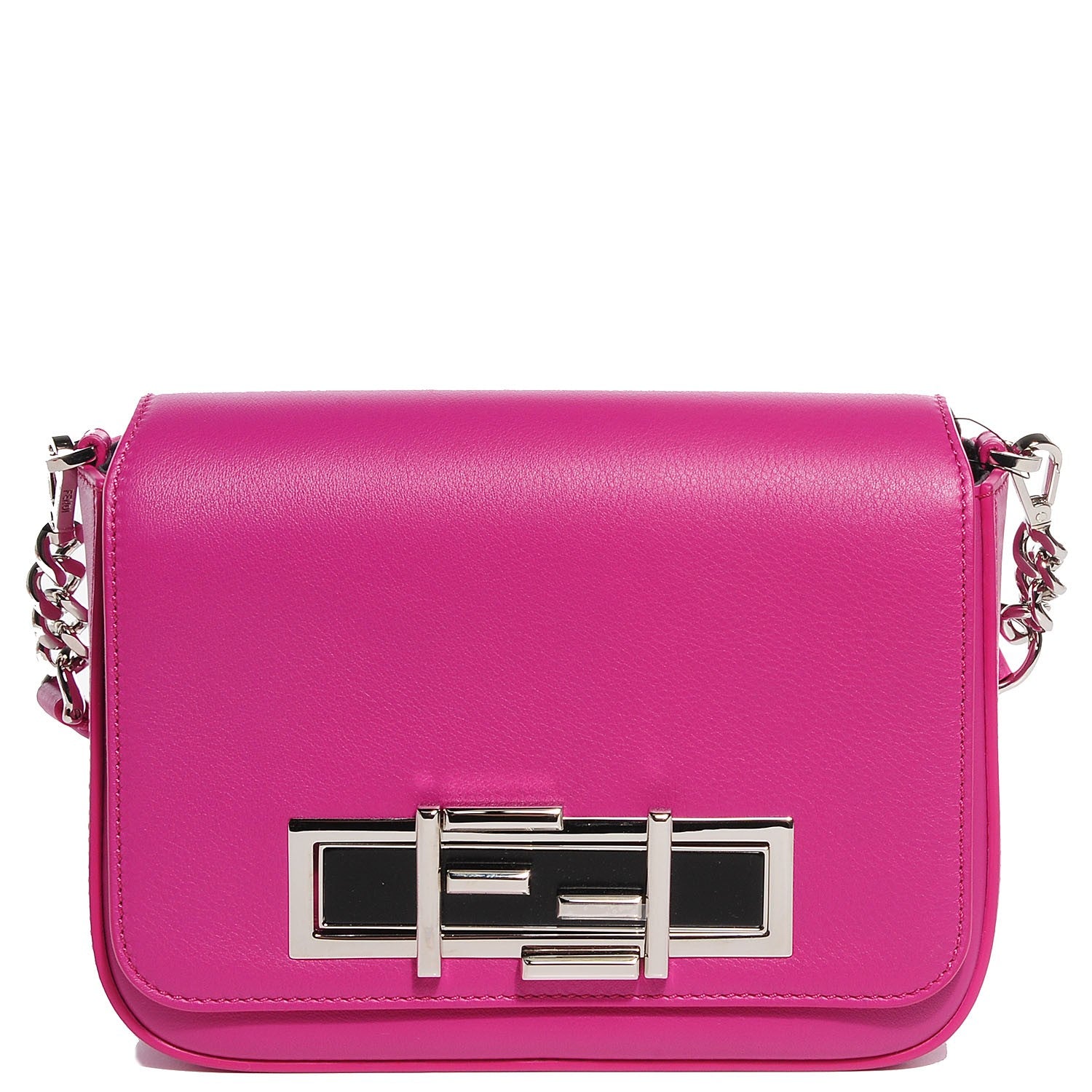 Fendi Smooth Calfskin 3Baguette Shoulder Bag Magenta 1 of 10