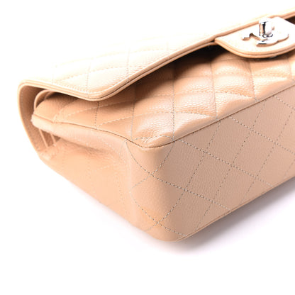Chanel Caviar Quilted Medium Double Flap Beige 5 of 11
