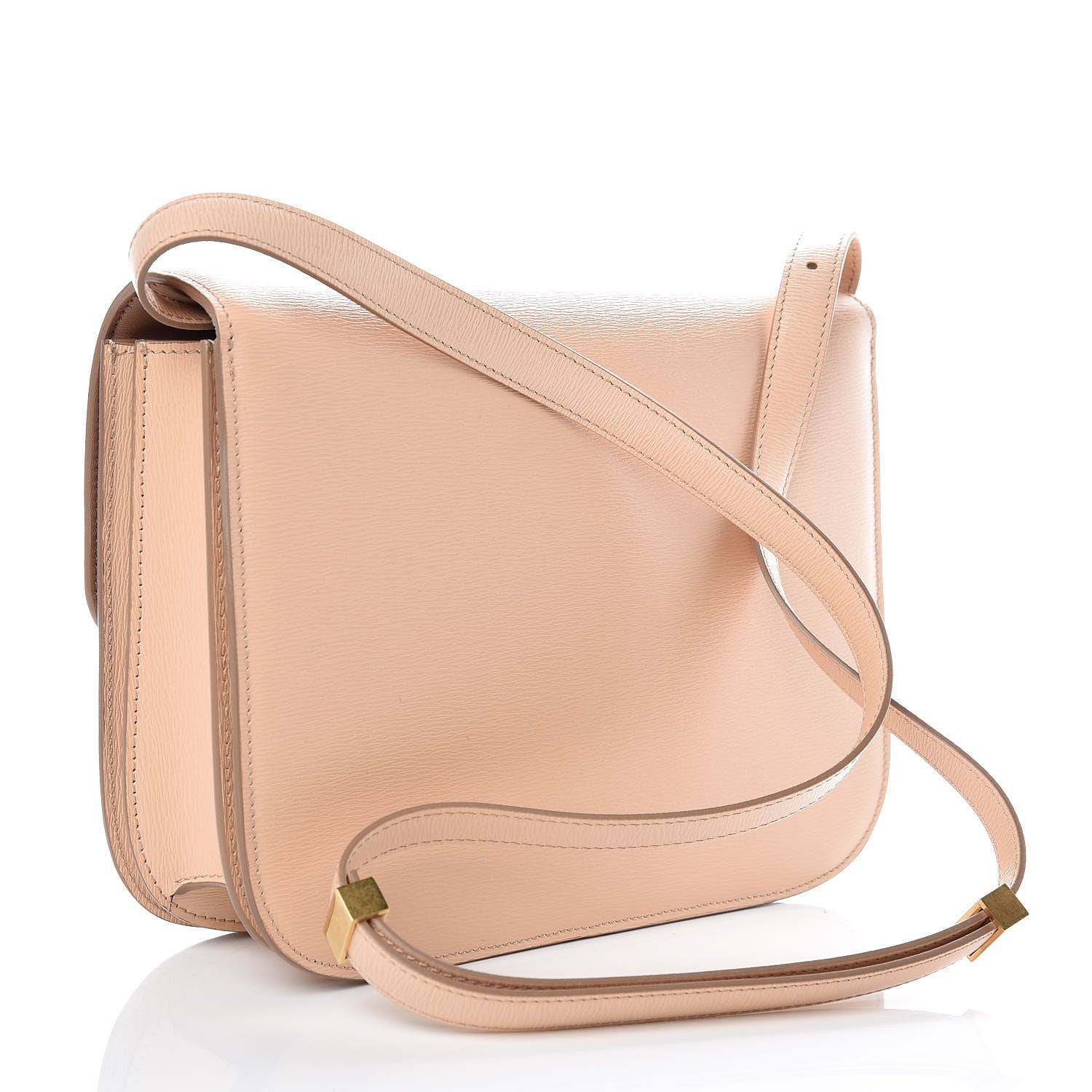 Celine Liege Calfskin Medium Classic Box Flap Bag Nude 3 of 9
