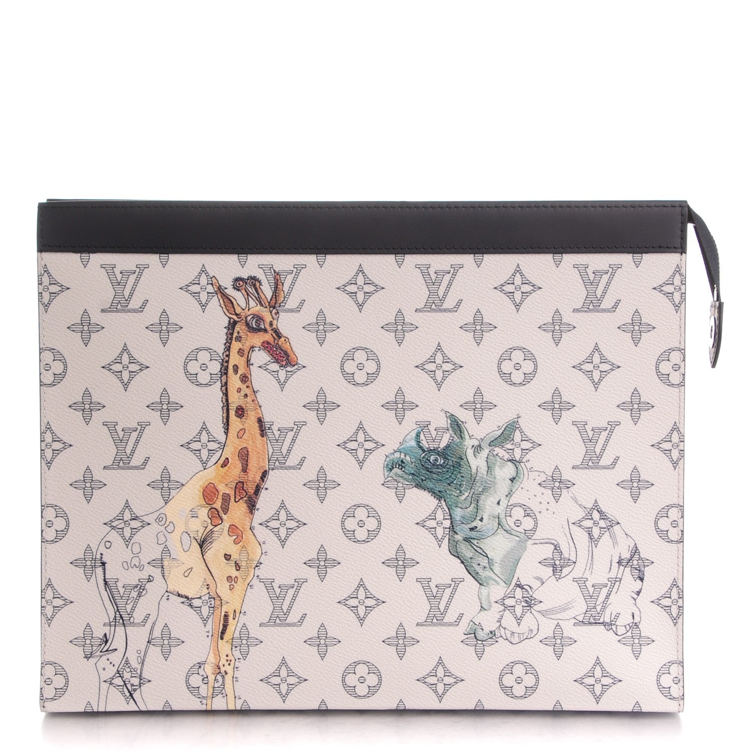 Louis Vuitton Savane Monogram Chapman Pochette Voyage GM Dune 1 of 7
