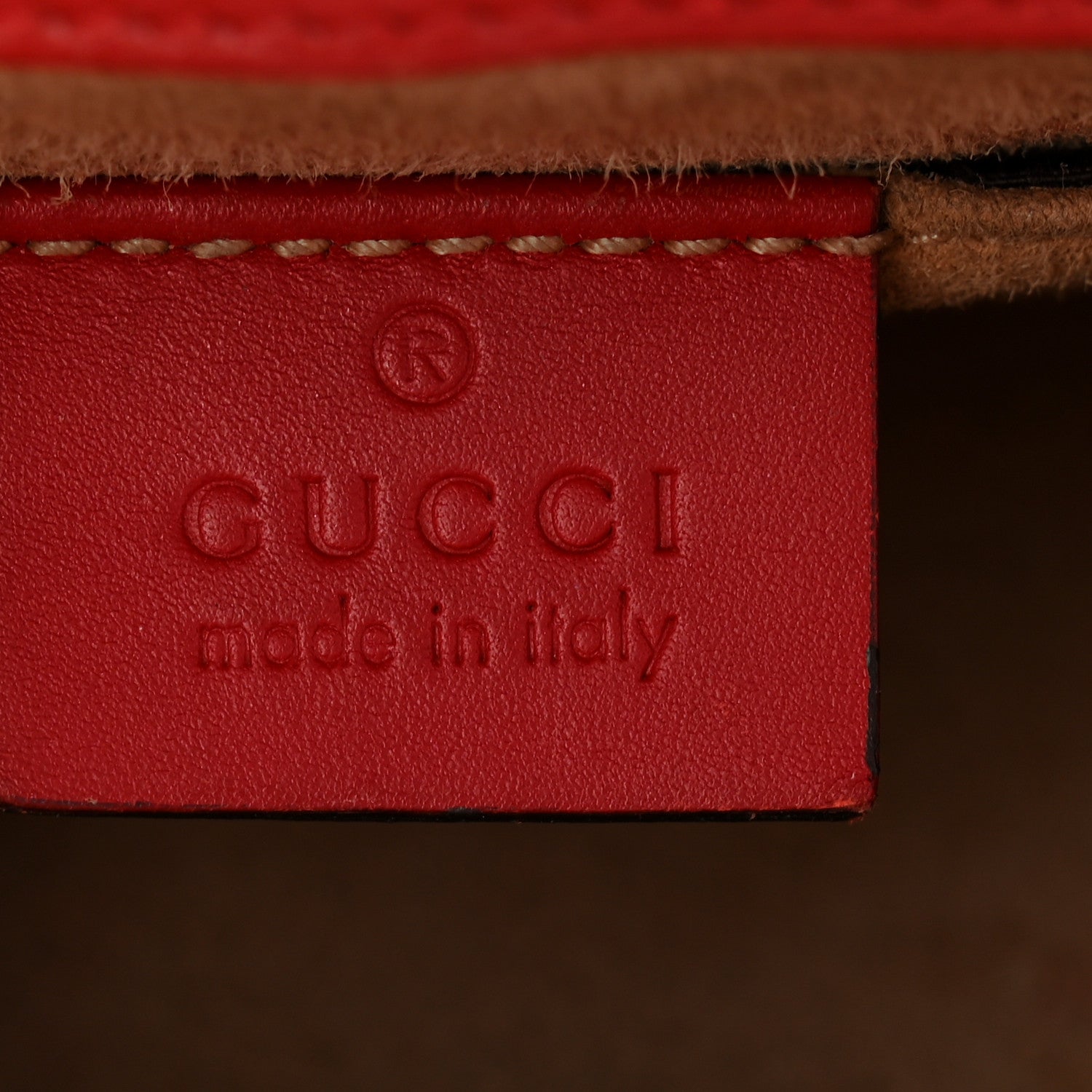 Gucci Calfskin Mini Sylvie Chain Shoulder Bag Hibiscus Red 6 of 10