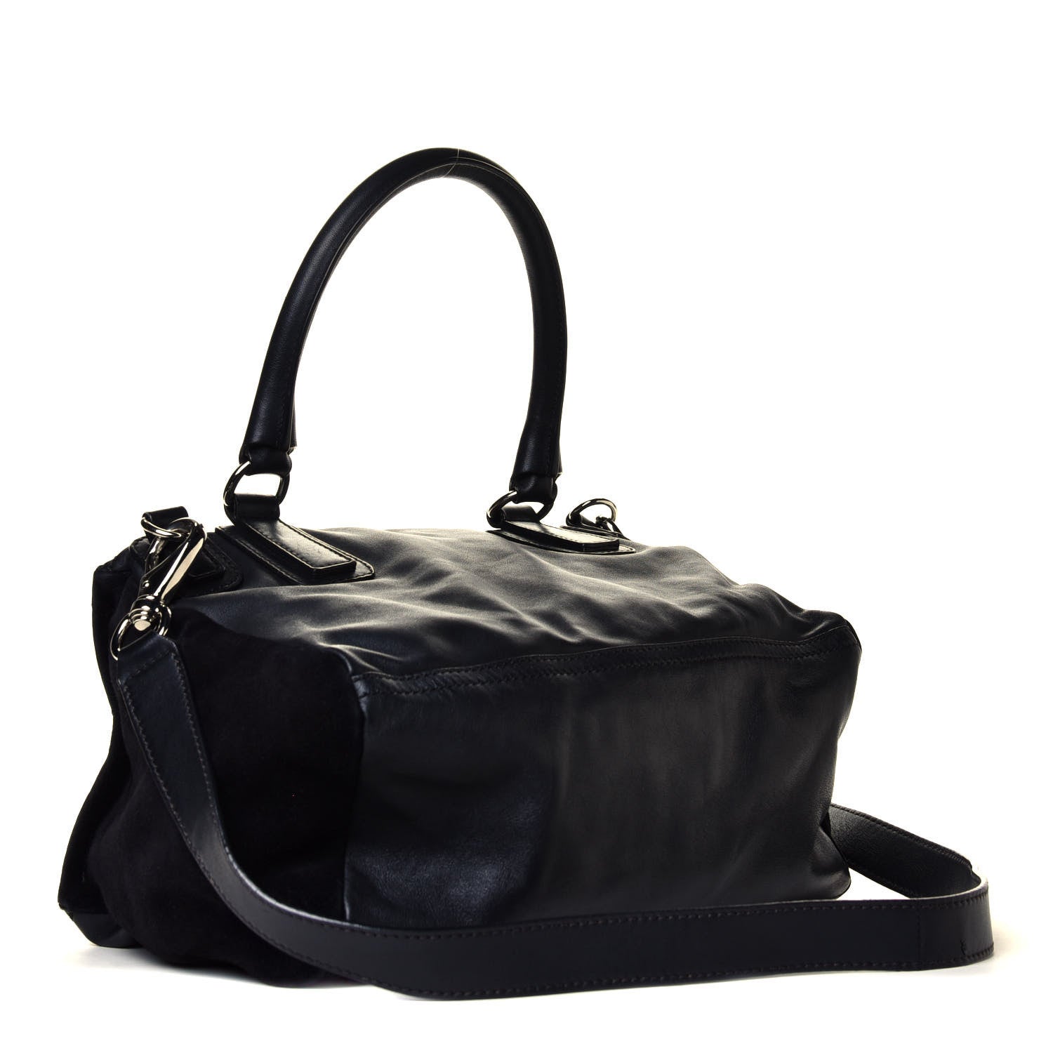 Givenchy Calfskin Crocodile Embossed Medium Pandora Black 3 of 5