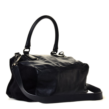 Givenchy Calfskin Crocodile Embossed Medium Pandora Black 3 of 5
