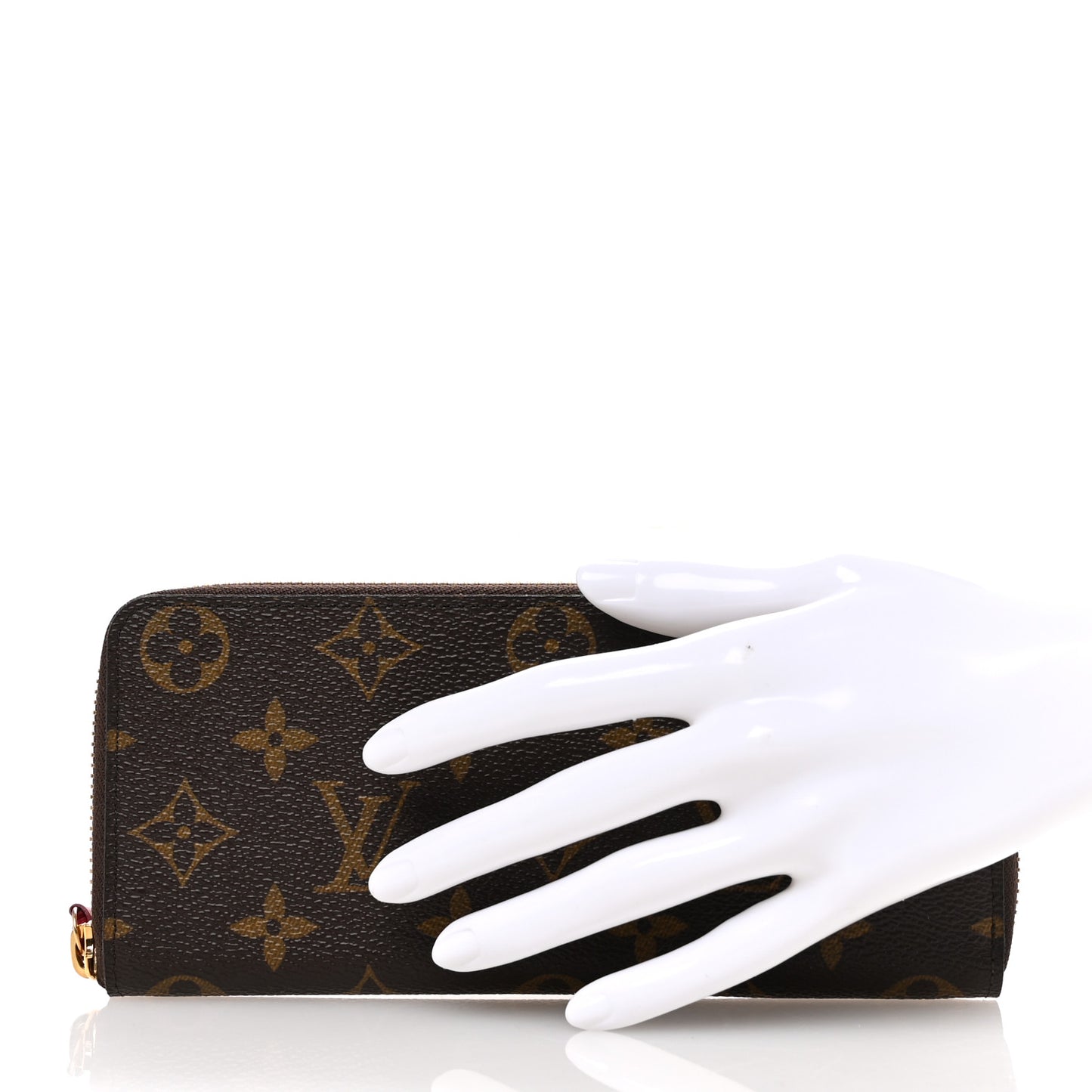 Monogram Clemence Wallet Fuchsia