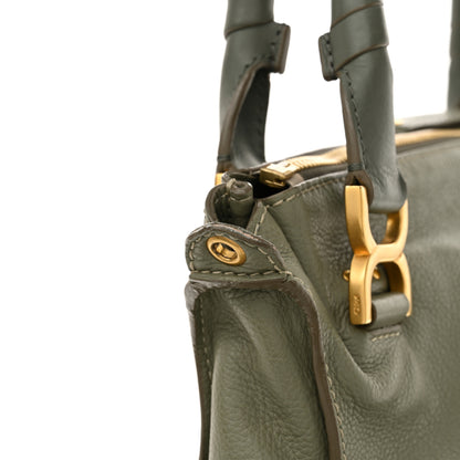 Chloe Calfskin Medium Marcie Satchel Baobab Green 12 of 12