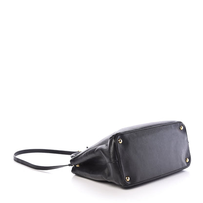 Prada Saffiano Medium Galleria Double Zip Tote Black 4 of 17