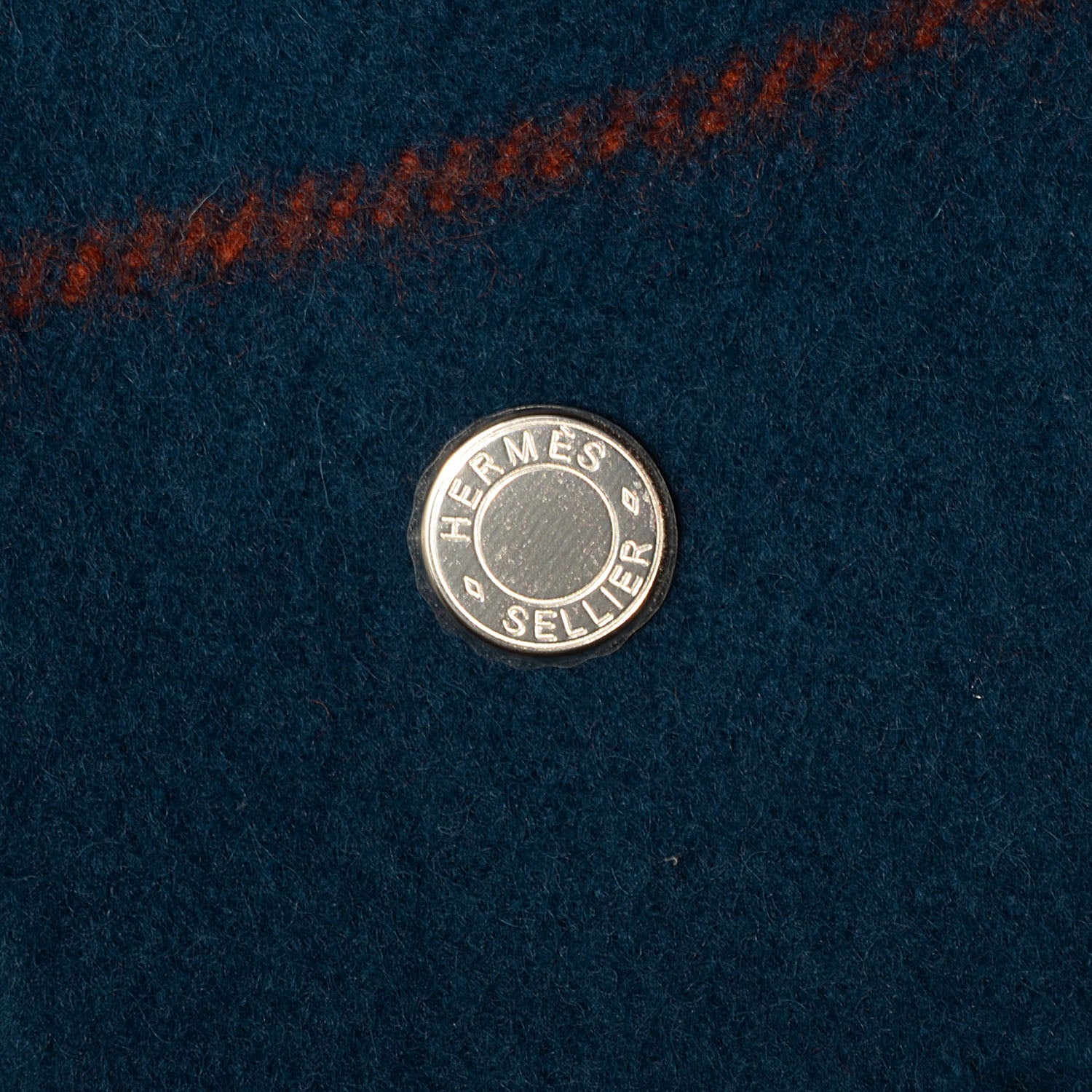 Hermes Wool Rocabar Blanket Bleu de Prusse 4 of 5
