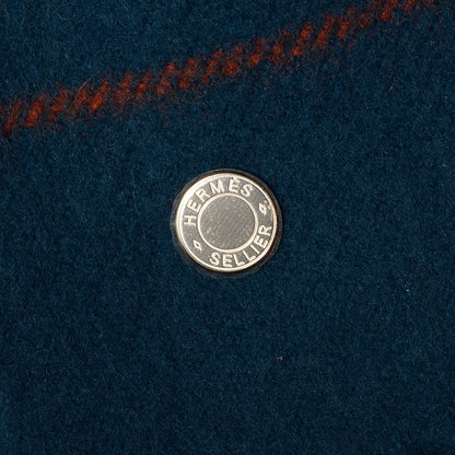Hermes Wool Rocabar Blanket Bleu de Prusse 4 of 5