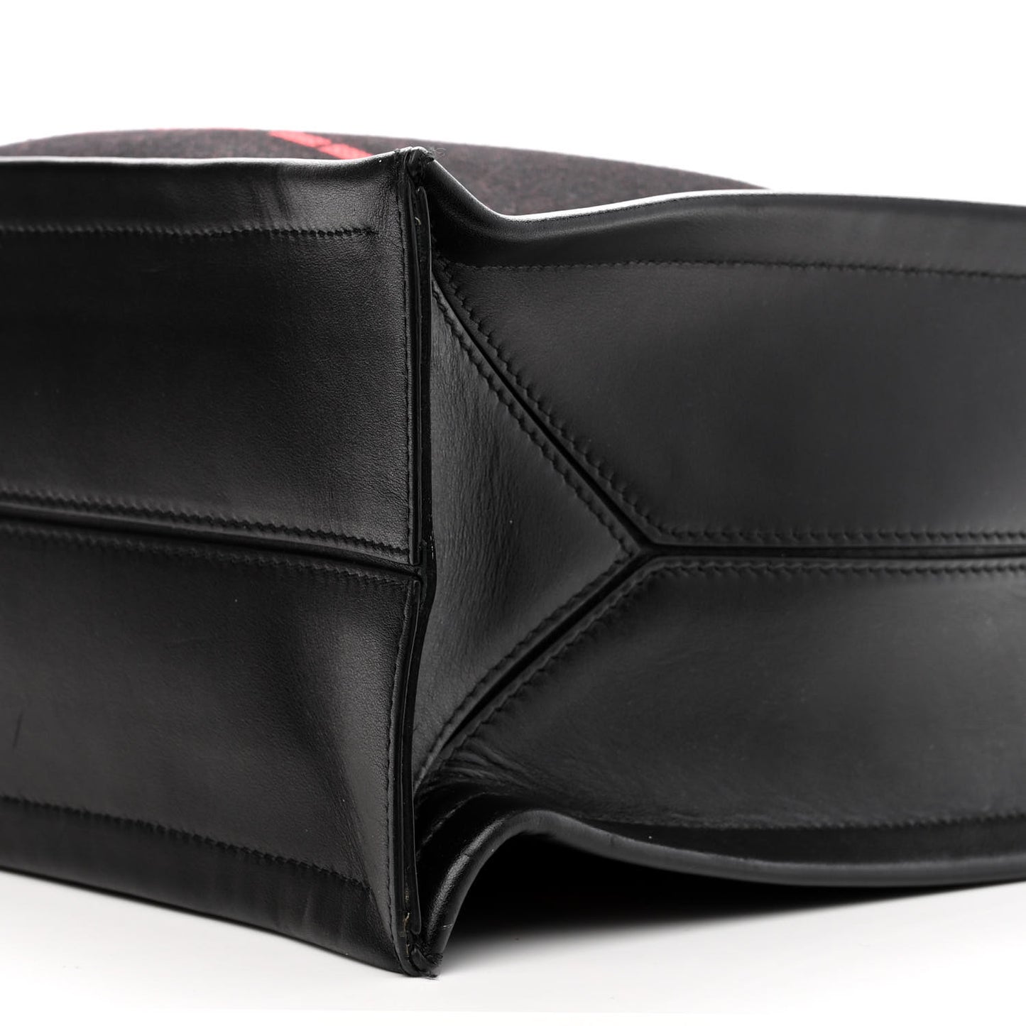 Canvas Jacquard Print Graffiti Tote Black Lust Red