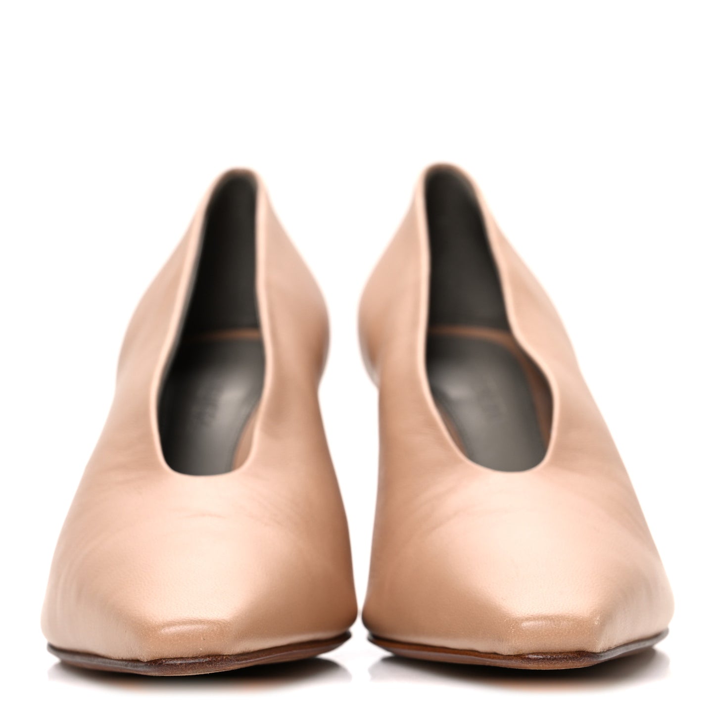 Nappa Almond Pumps 36.5 Cipria