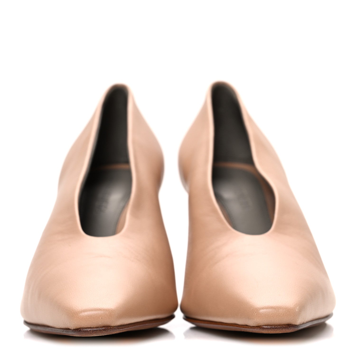 Bottega Veneta Nappa Almond Pumps 36.5 Cipria 3 of 10