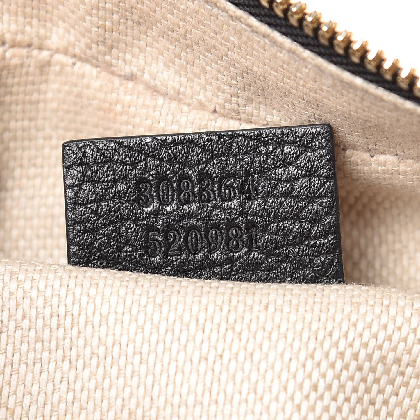 Pebbled Calfskin Small Soho Disco Bag Black