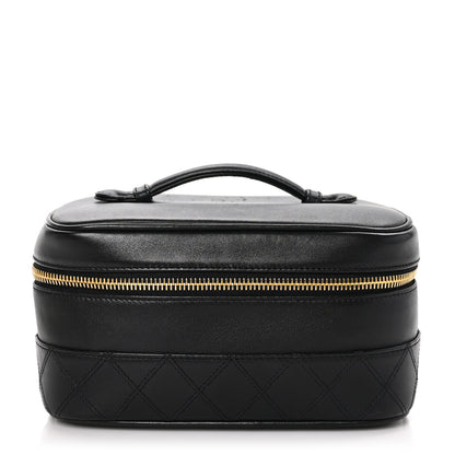 Chanel Lambskin Vanity Cosmetic Case Black 1 of 13